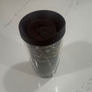EUC❗️Camouflage Tervis Clear Tumbler with Lid